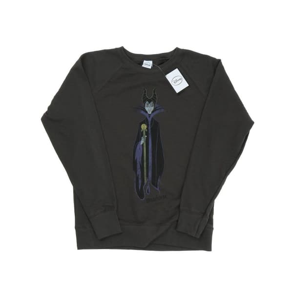 Sleeping Beauty Womens/Ladies Classic Maleficent Heather Sweatshirt
