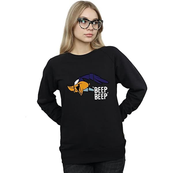 Looney Tunes Womens/Ladies Beep Beep Road Runner Cotton Sweatshirt