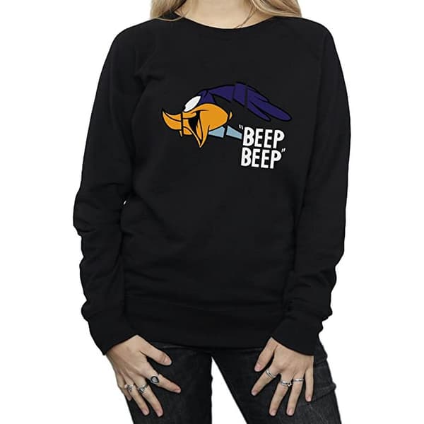 Looney Tunes Womens/Ladies Beep Beep Road Runner Cotton Sweatshirt