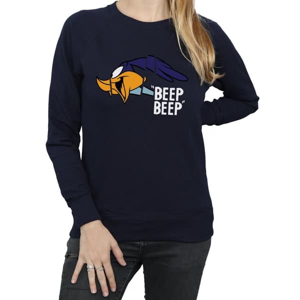 Looney Tunes Womens/Ladies Beep Beep Road Runner Cotton Sweatshirt