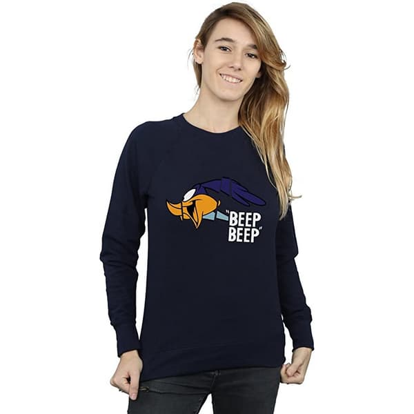Looney Tunes Womens/Ladies Beep Beep Road Runner Cotton Sweatshirt