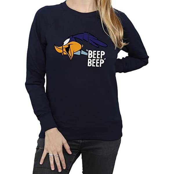 Looney Tunes Womens/Ladies Beep Beep Road Runner Cotton Sweatshirt