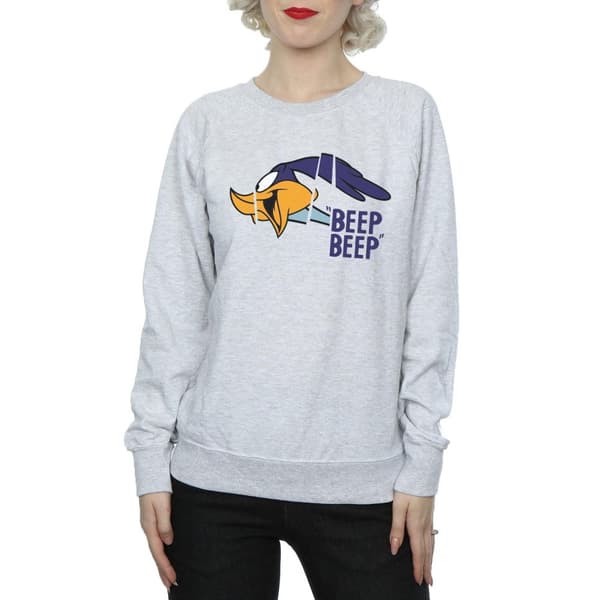 Looney Tunes Womens/Ladies Beep Beep Road Runner Cotton Sweatshirt