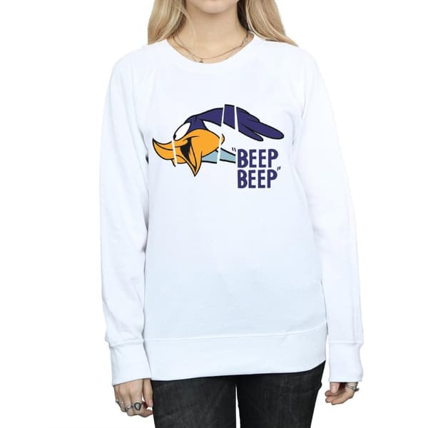 Looney Tunes Womens/Ladies Beep Beep Road Runner Cotton Sweatshirt
