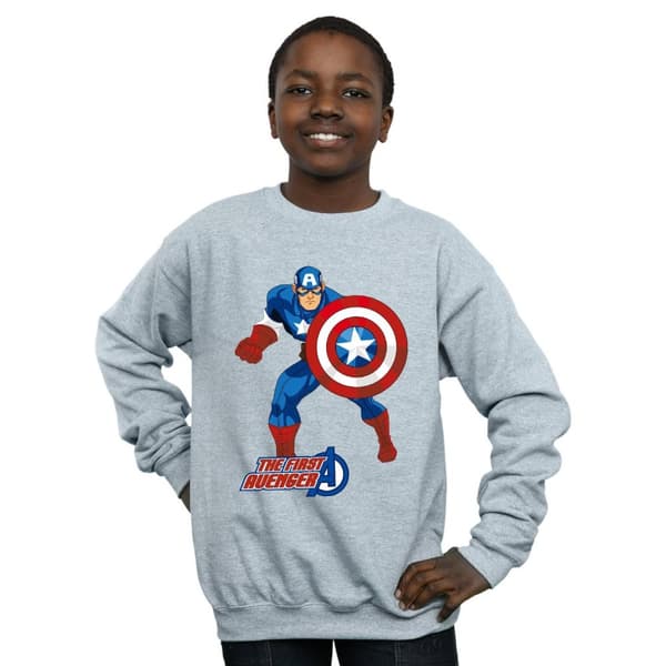 Captain America Boys The First Avenger Sweatshirt