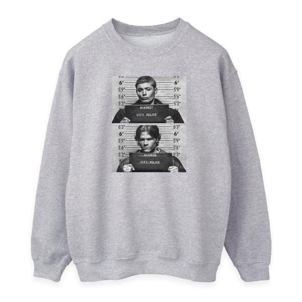 Supernatural Womens/Ladies Winchester Mugshot Sweatshirt