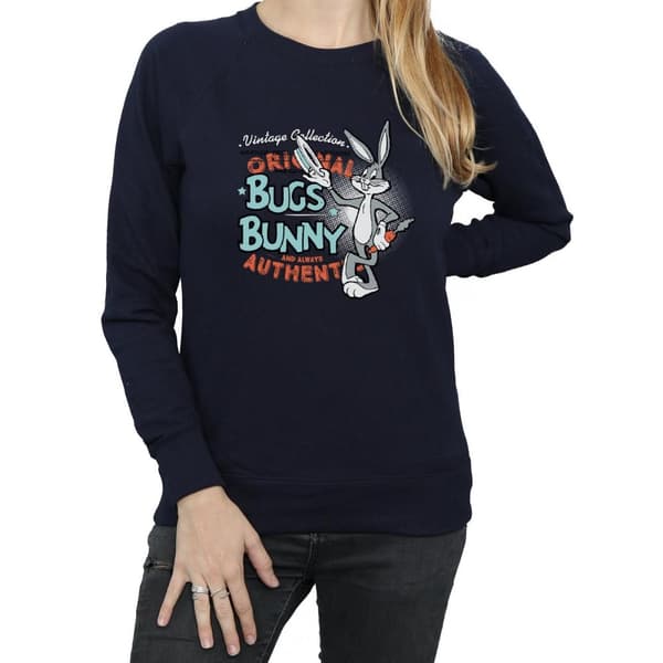 Looney Tunes Womens/Ladies Bugs Bunny Vintage Sweatshirt