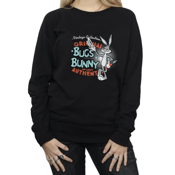Looney Tunes Womens/Ladies Bugs Bunny Vintage Sweatshirt