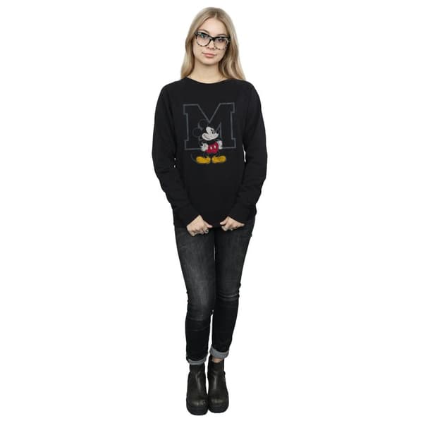 Disney Dam/Tjej Classic M Musse Pigg Sweatshirt