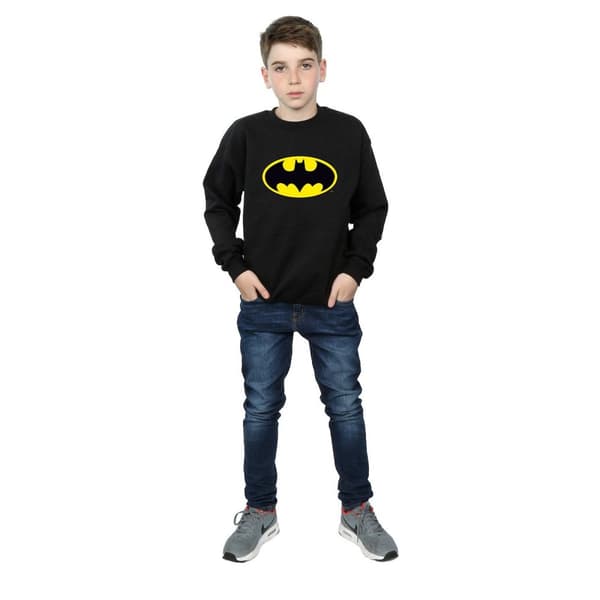 Batman Boys Logo Cotton Sweatshirt