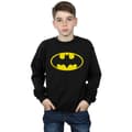 Miniatyrbillede 2 af 5: Batman Boys Logo Cotton Sweatshirt