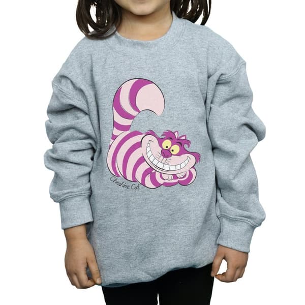 Alice In Wonderland Girls Cheshire Cat Sweatshirt