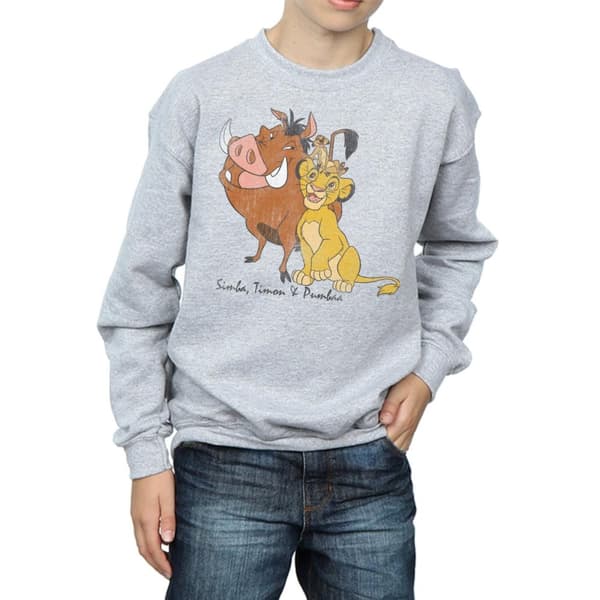 The Lion King Klassisk Simba Timon & Pumba-tröja för pojkar