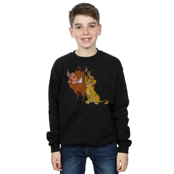 The Lion King Boys Classic Simba Timon & Pumba Sweatshirt