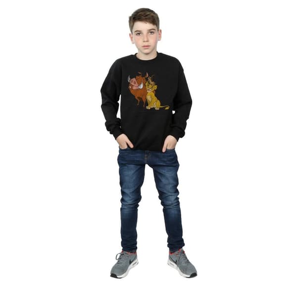 The Lion King Boys Classic Simba Timon & Pumba Sweatshirt