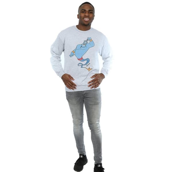 Aladdin Mens Classic Genie Heather Sweatshirt