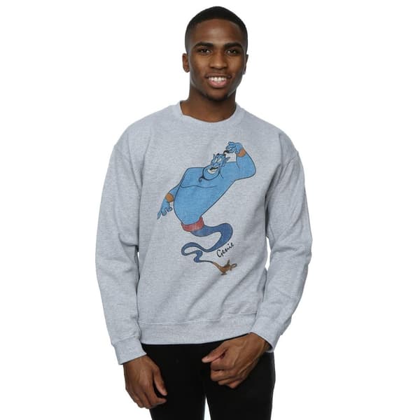 Aladdin Mens Classic Genie Heather Sweatshirt
