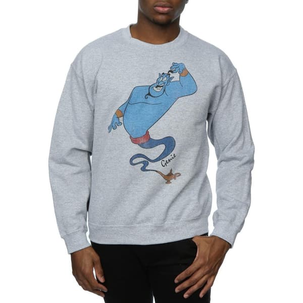 Aladdin Mens Classic Genie Heather Sweatshirt