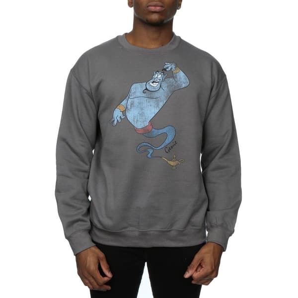 Aladdin Mens Classic Genie Heather Sweatshirt