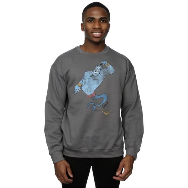 Aladdin Mens Classic Genie Heather Sweatshirt