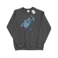 Miniatyrbillede 1 af 5: Aladdin Mens Classic Genie Heather Sweatshirt