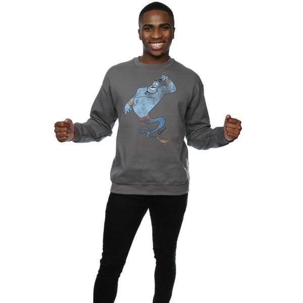 Aladdin Mens Classic Genie Heather Sweatshirt