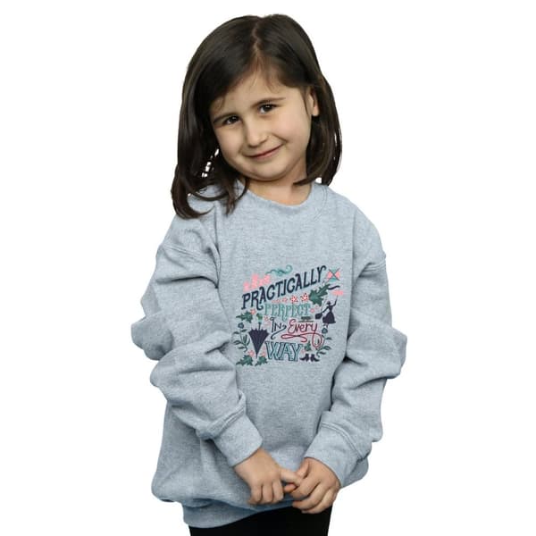 Mary Poppins Girls Practically Perfect In Every Way Sweatshirt