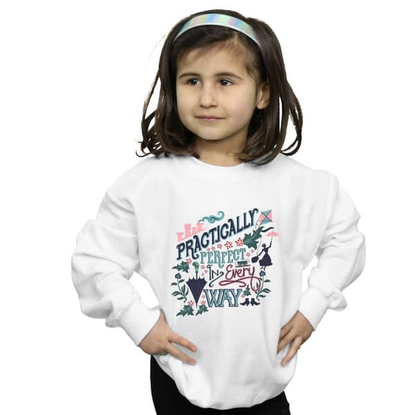 Mary Poppins Girls Practically Perfect In Every Way Sweatshirt