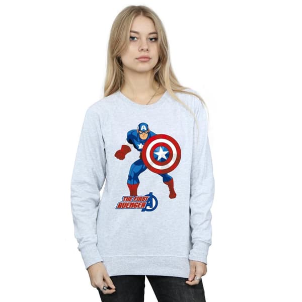 Captain America Dam/Tjej The First Avenger Sweatshirt