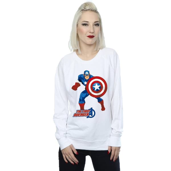 Captain America Dam/Tjej The First Avenger Sweatshirt