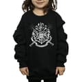 Miniatyrbillede 3 af 5: Harry Potter Girls Hogwarts Crest Wands Sweatshirt