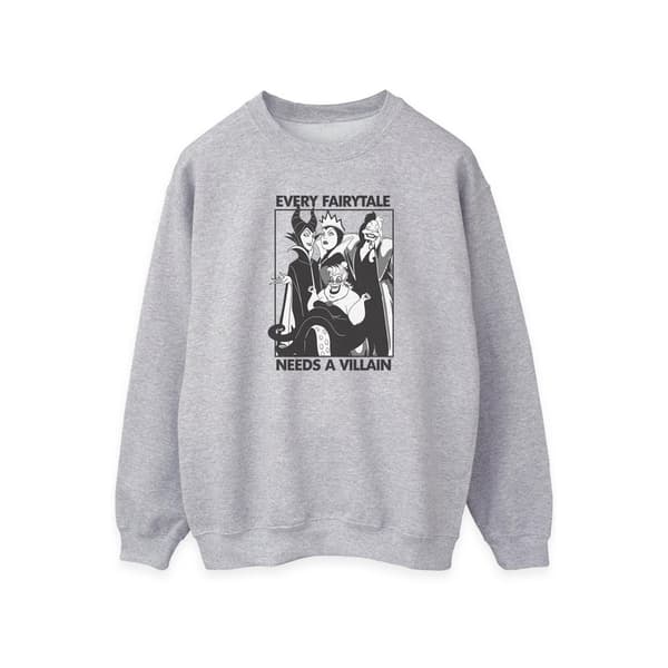 Disney Womens/Ladies Every Fairy Tale Needs A Villain Sweatshirt
