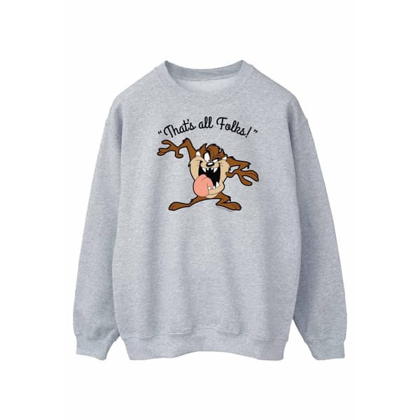 Looney Tunes Mens That´s All Folks Taz Sweatshirt