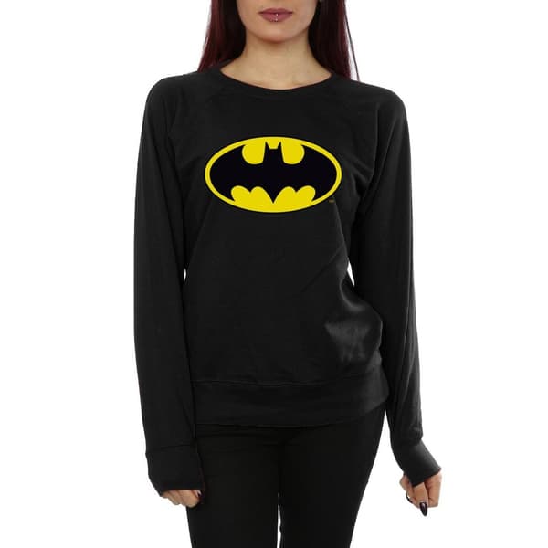 Batman Sweatshirt i bomull med logotyp, dam/dam