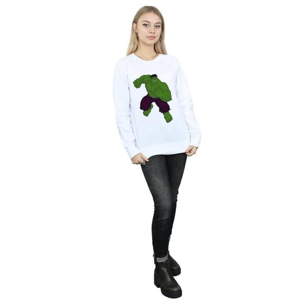 Hulk Womens/Ladies Heather Sweatshirt