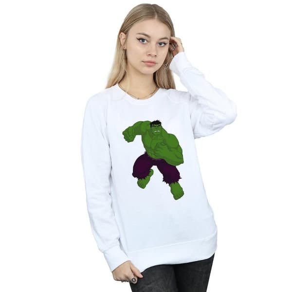 Hulk Womens/Ladies Heather Sweatshirt