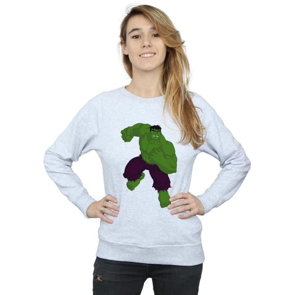 Hulk Womens/Ladies Heather Sweatshirt