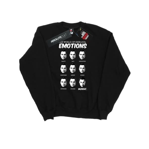 The Big Bang Theory Mens Sheldon Emotions Sweatshirt