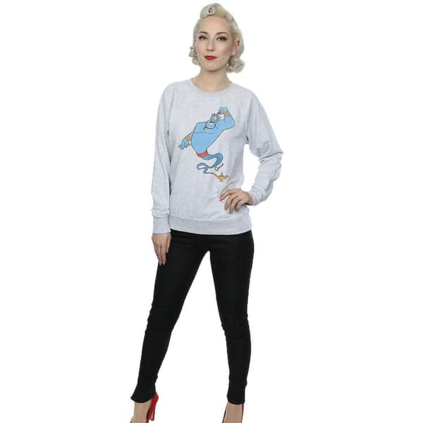 Aladdin Womens/Ladies Classic Genie Heather Sweatshirt