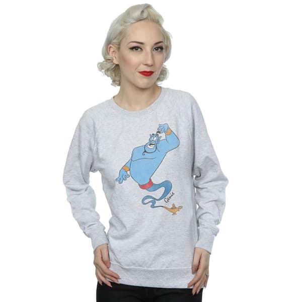 Aladdin Womens/Ladies Classic Genie Heather Sweatshirt