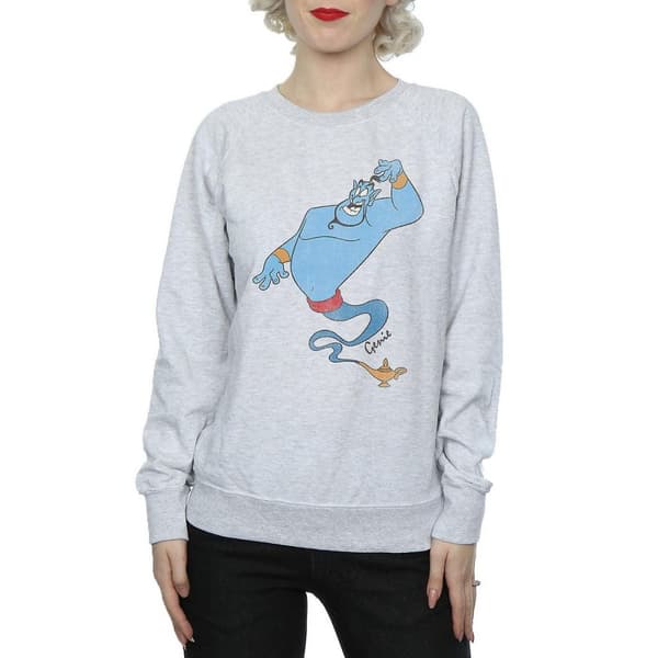 Aladdin Womens/Ladies Classic Genie Heather Sweatshirt