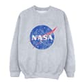 Miniatyrbild 1 av 5: NASA Sweatshirt i bomull med tryckande logotyp för flickor