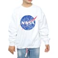 Miniatyrbild 4 av 5: NASA Sweatshirt i bomull med tryckande logotyp för flickor