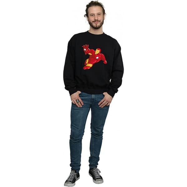 Iron Man Simple bomullströja för herrar