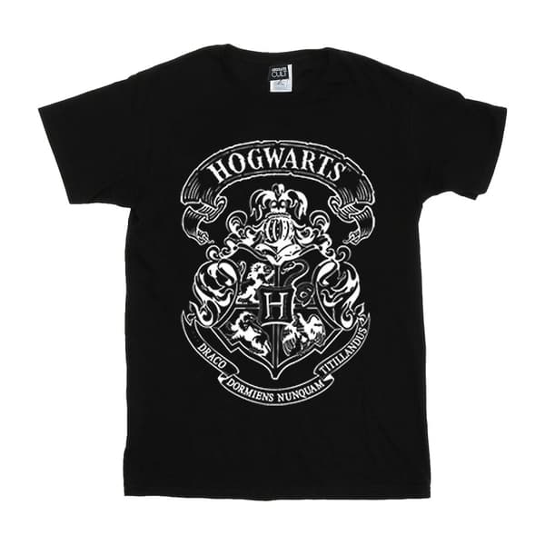 Harry Potter Pojkar Hogwarts Crest T-shirt i bomull