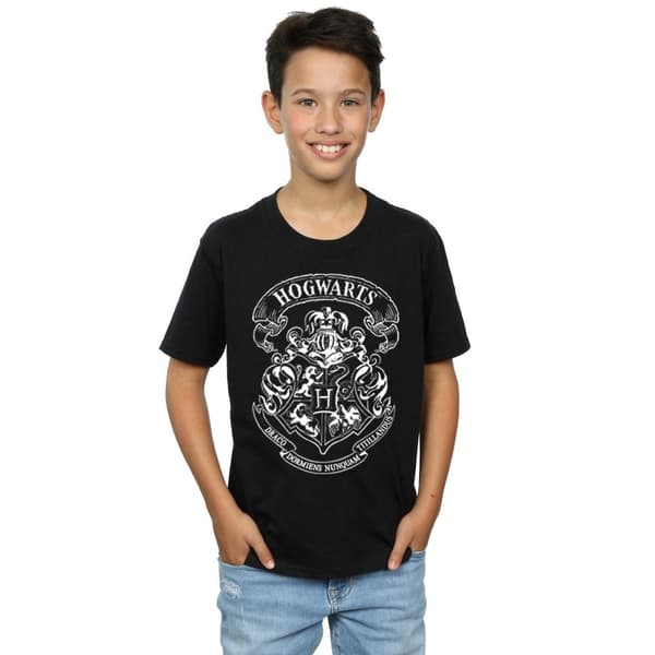 Harry Potter Pojkar Hogwarts Crest T-shirt i bomull
