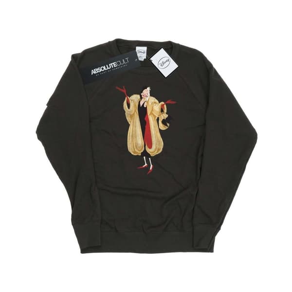 101 Dalmatians Womens/Ladies Classic Cruella De Vil Heather Sweatshirt