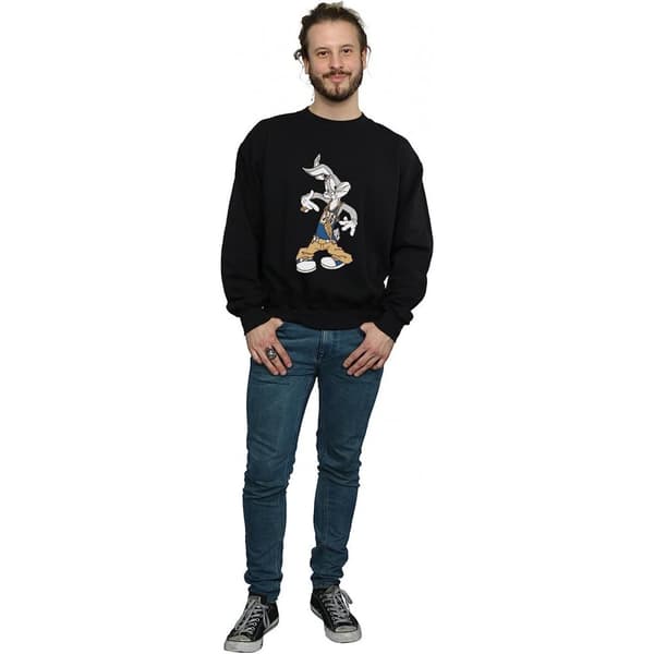 Looney Tunes Mens Rapper Bugs Bunny Sweatshirt