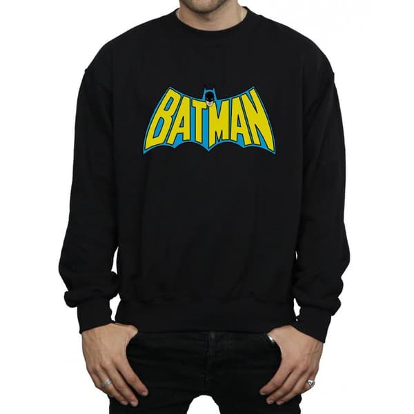 Batman Sweatshirt med retrologga för herrar