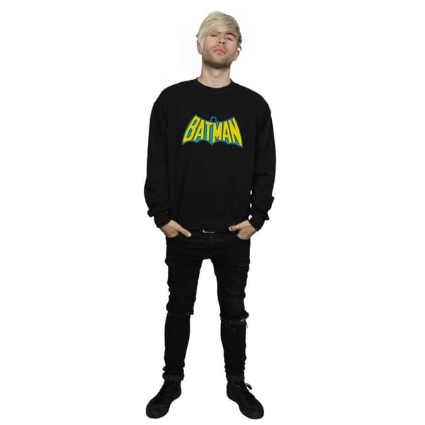 Batman Sweatshirt med retrologga för herrar